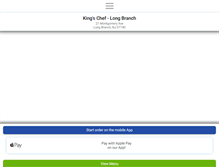 Tablet Screenshot of kingscheflongbranch.com